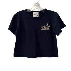 French Pastry Navy With Multi Color Graphic T-Shirt Tee